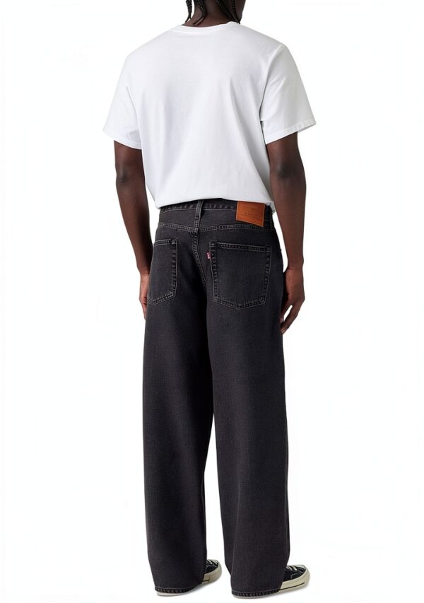 Levi's Jean 578 Baggy Homme Denim Sans Stretch Couleur Noir-1