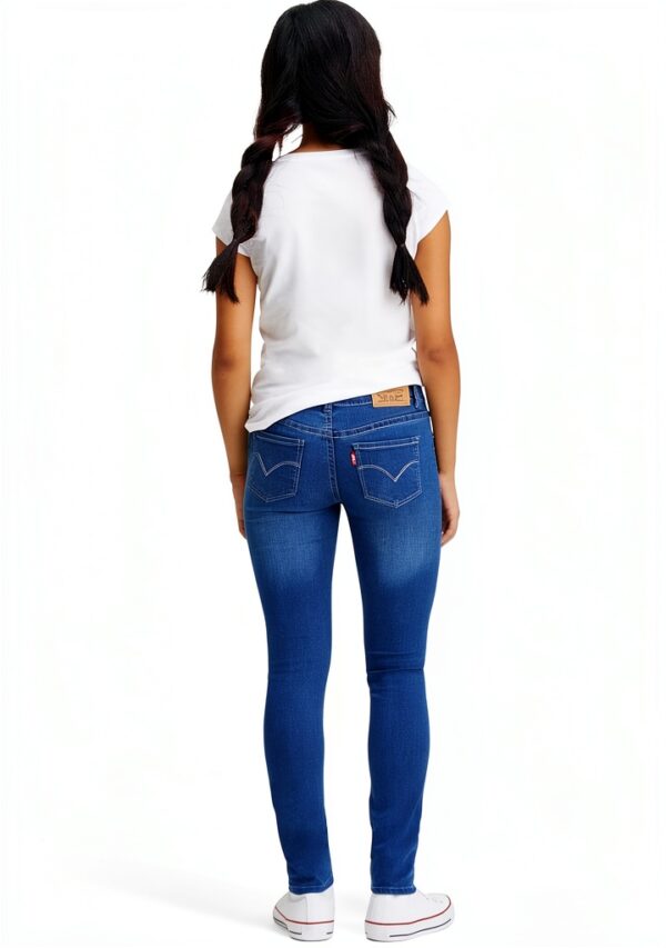 Levi's Kids Jean fille coupe ajustée Vents Bleu-1