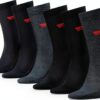 Chaussettes Levi's homme coton recyclé mi-montantes-0