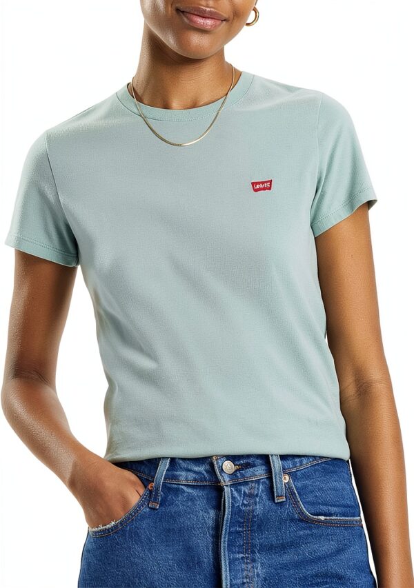 T-shirt Levi's Femme Ananda Floral Bw Fil Manches Courtes-8