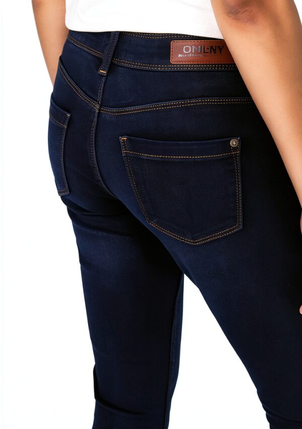 Only Jeans Slim Femme Denim Bleu Foncé Gris Taille M-7