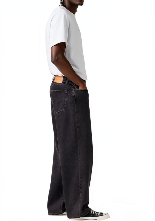 Levi's Jean 578 Baggy Homme Denim Sans Stretch Couleur Noir-2