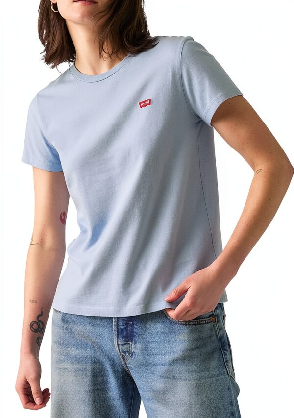 T-shirt Levi's Femme Léger Doux Style Décontracté Marque-0