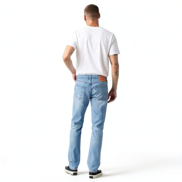 Jeans slim stretch Levi's homme fermeture zippée modèle-2