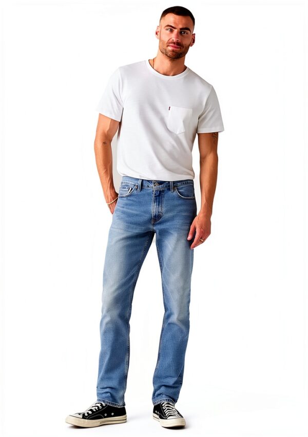 Levi's Jeans Homme Slim Stretch Fermeture Zippée-0