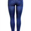 Jean skinny ONLY femme stretch coupe étroite taille haute-2