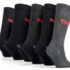 Chaussettes Levi's homme coton recyclé mi-montantes-1
