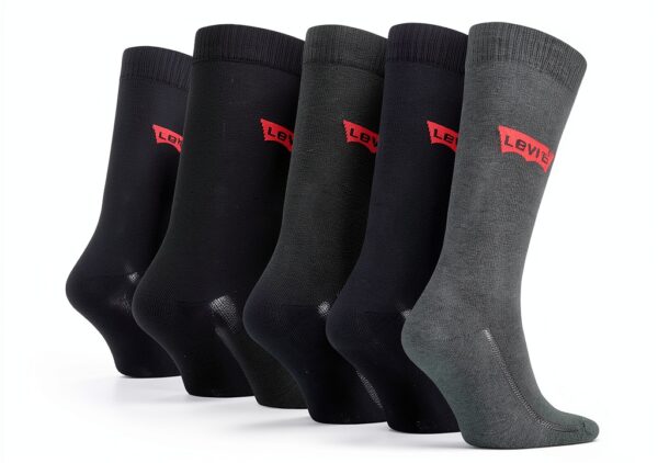 Chaussettes Levi's homme coton recyclé mi-montantes-1