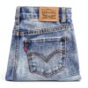 Levis Shorts Denim Fille Blanc Flower Child Taille Enfant-5