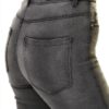 Only Jeans Femme Taille Mi Haute Coupe Décontractée Gris-8