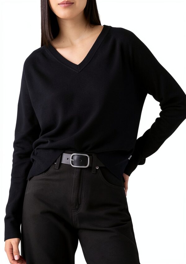 Levis Pull Femme Gris Anthracite Lavable Machine Confort-3