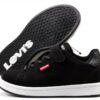Levis Baskets enfant velcro semelle TPR mixte noir bleu rose-1