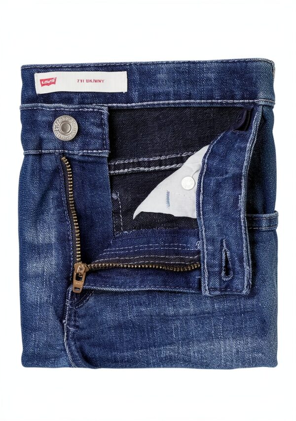 Levi's Kids Jean fille coupe ajustée Vents Bleu-3