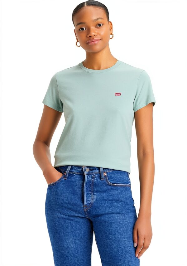 T-shirt Levi's Femme Ananda Floral Bw Fil Manches Courtes-1