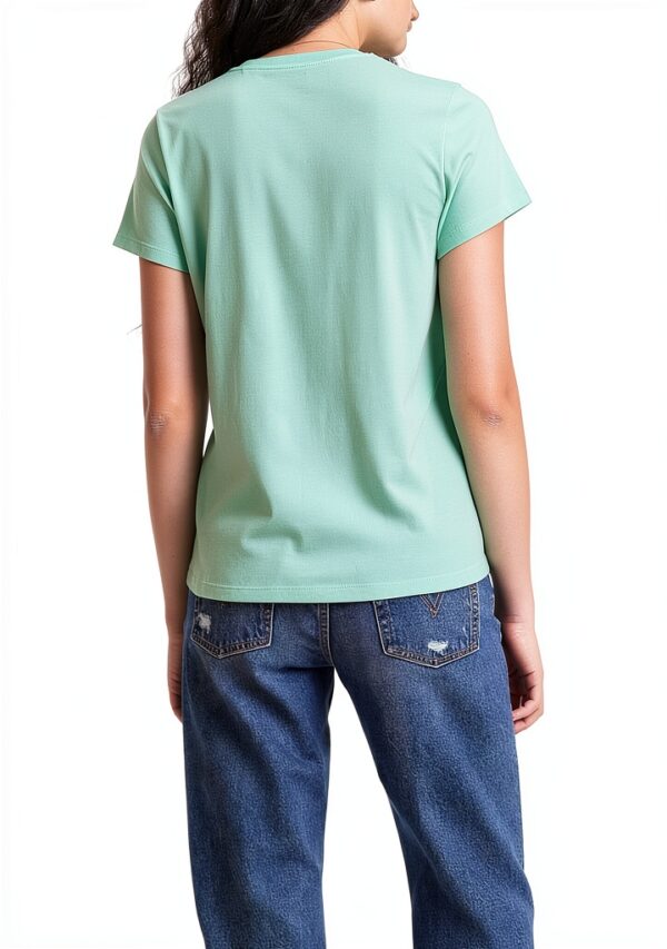 T-shirt Levi's Femme Coton Doux Logo Pastel Bleu-1
