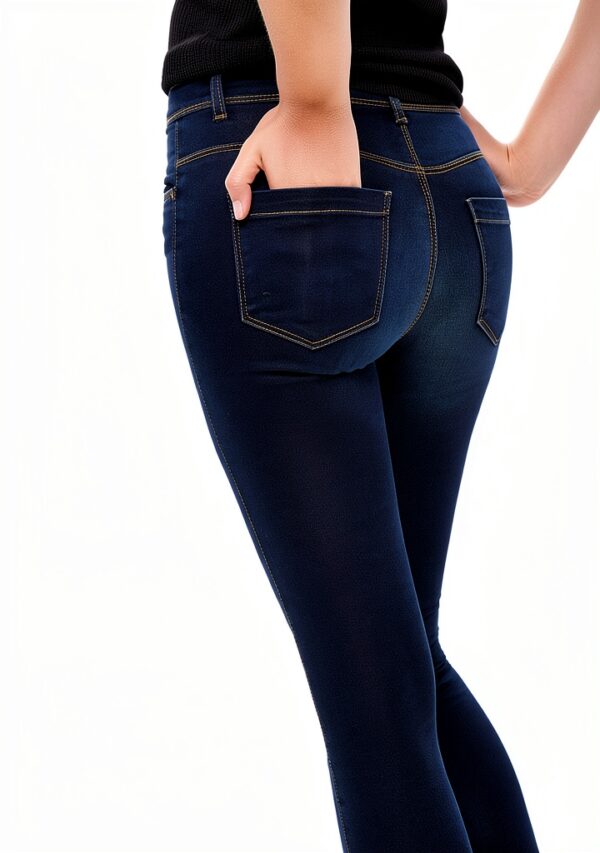 Only Jeans Slim Femme Denim Bleu Foncé Gris Taille M-8