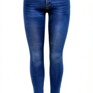 Jean skinny ONLY femme stretch coupe étroite taille haute-0