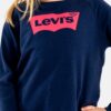 Sweat Levi's Kids Fille Coton Polyester Col Rond Logo-2