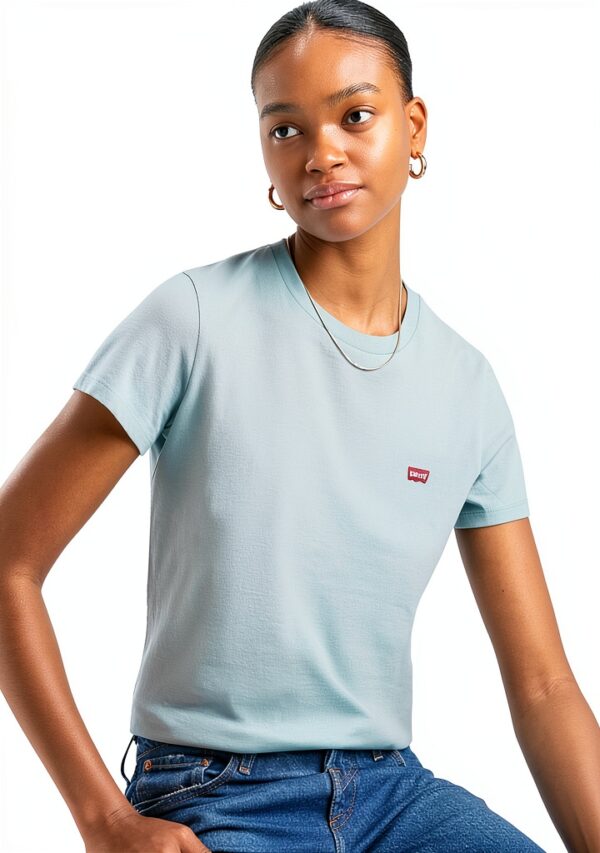 T-shirt Levi's Femme Ananda Floral Bw Fil Manches Courtes-3