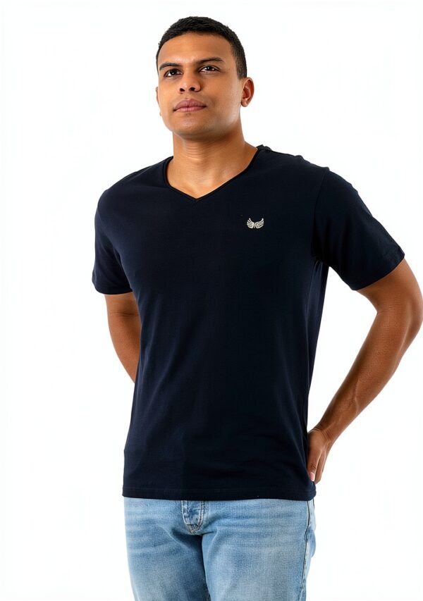 T-shirt Kaporal Homme Coton Confortable Marine Taille L-1