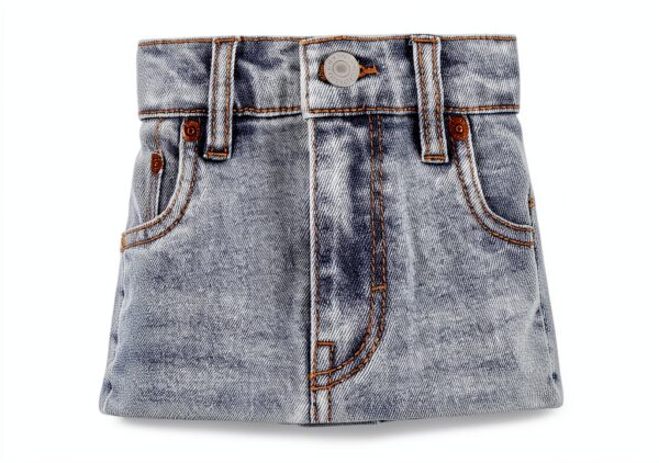 Levis Shorts Denim Fille Blanc Flower Child Taille Enfant-2