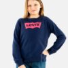 Sweat Levi's Kids Fille Coton Polyester Col Rond Logo-1