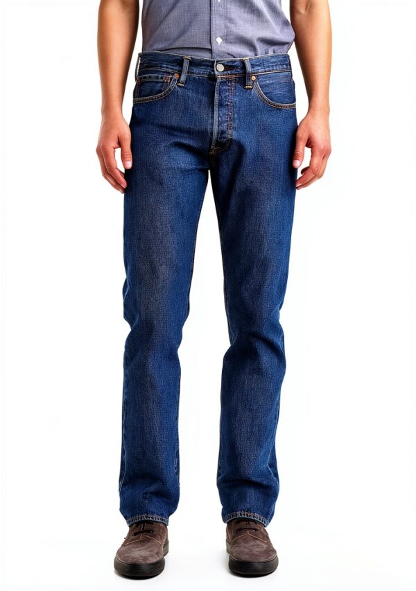 Levi's Jean Homme Stonewash 32W 34L Denim Classique-1
