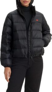 Doudoune Levi's Femme Chaude Pliable Poche Caviar-0