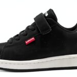 Levis Baskets enfant velcro semelle TPR mixte noir bleu rose-0