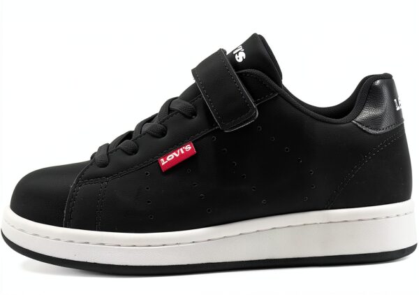 Levis Baskets enfant velcro semelle TPR mixte noir bleu rose-0