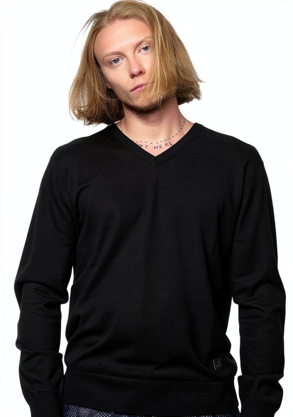 Pull homme Kaporal col V coupe regular manches longues Vily