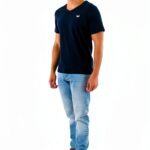 T-shirt Kaporal Homme Coton Confortable Marine Taille L-0
