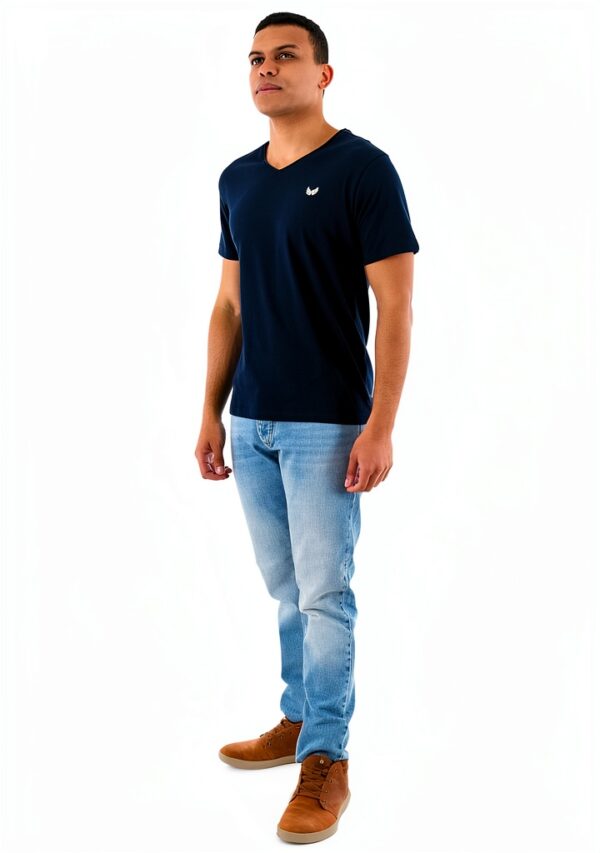 T-shirt Kaporal Homme Coton Confortable Marine Taille L-0