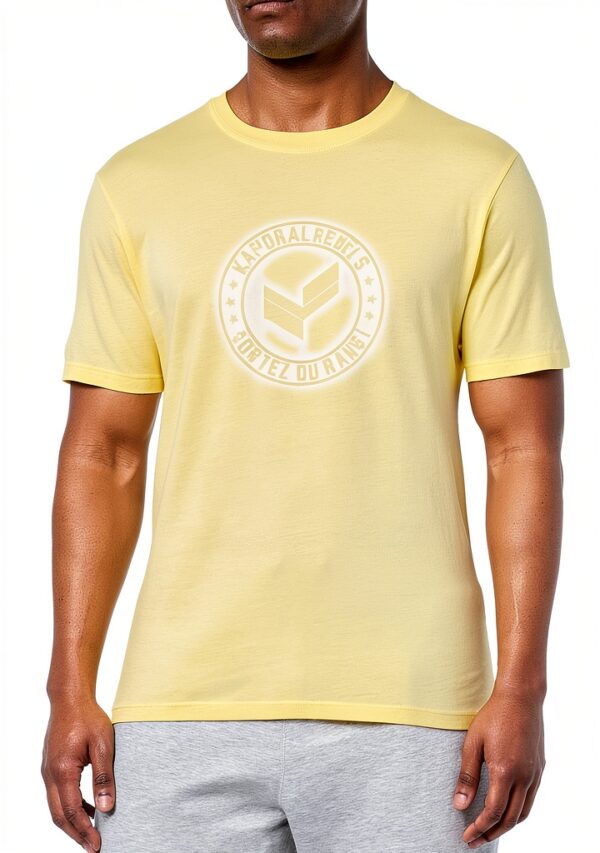 T-shirt Kaporal Cyrus Homme Blanc Coton Manches Courtes