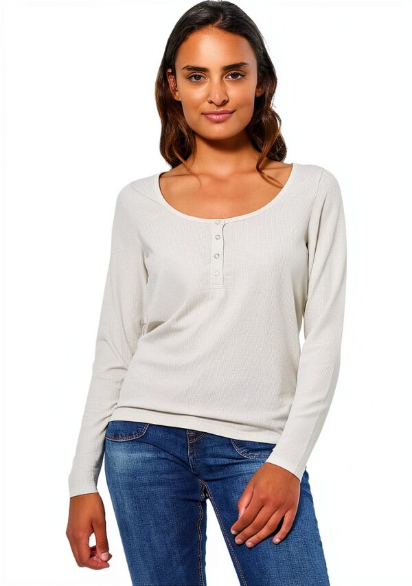 Kaporal Fergy Débardeur Femme Offwhi T-shirt manches courtes