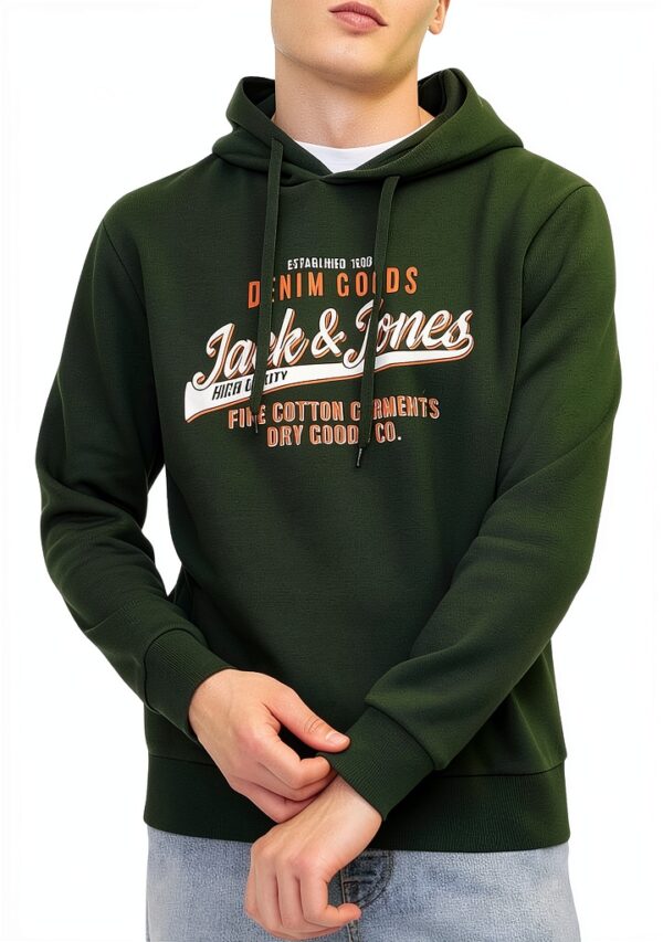 Sweat à capuche JACK JONES Homme Logo Coton Polyester