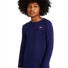 T-shirt Levi's Kids garçon manches longues Piment-0
