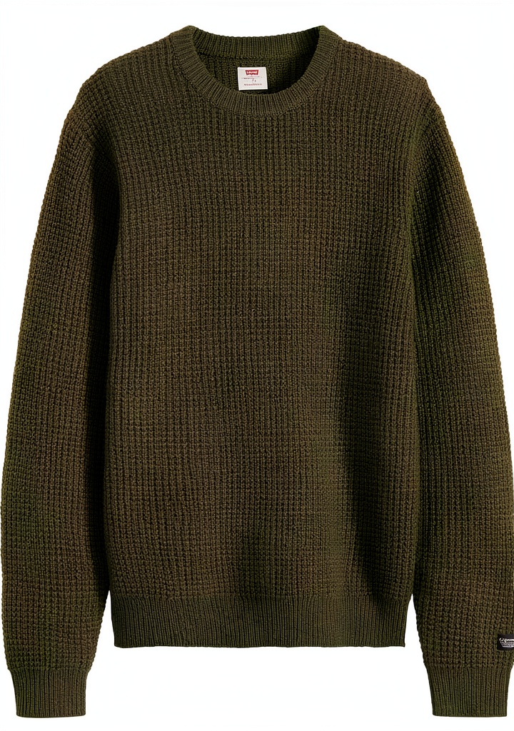 Homme portant le sweat-shirt Levi's dans un environnement urbain