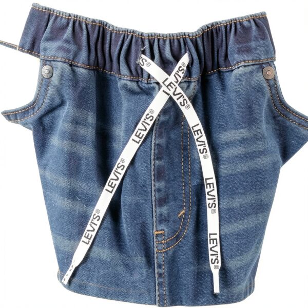 Jean bébé garçon Levi's Kids skinny en denim tricot-1