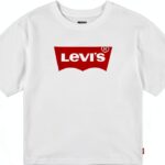 Levi's Kids t‑shirt court rouge col rond enfant-0