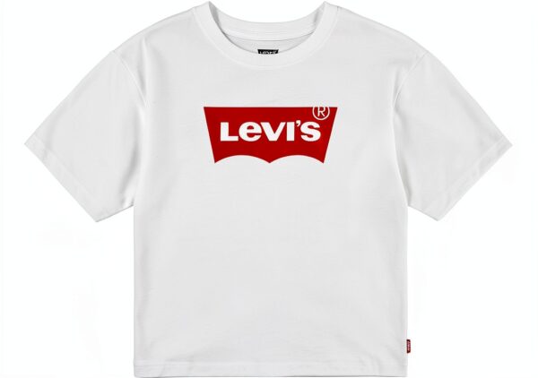 Levi's Kids t‑shirt court rouge col rond enfant-0