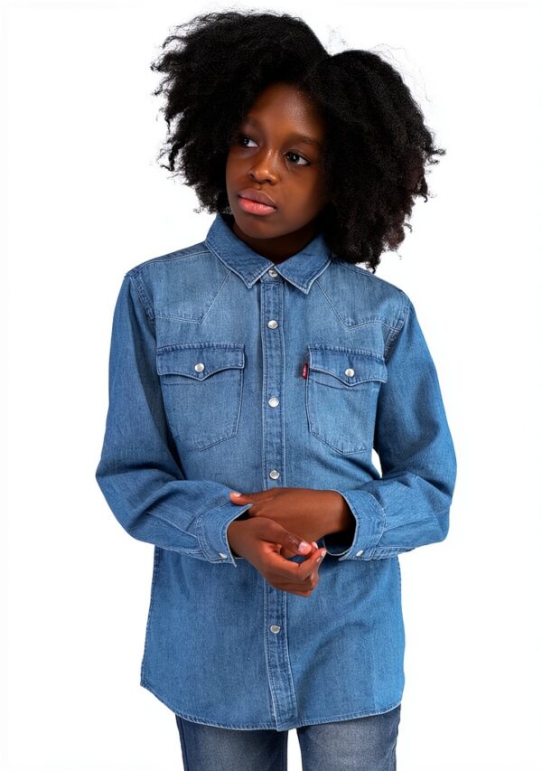 Chemise Garçon Levi's Kids Vintage Stone 100 % Coton-0