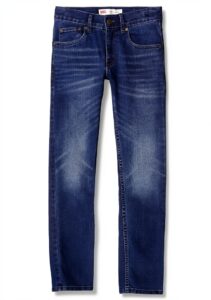 Jean Levi's Kids bleu 12 ans ceinture ajustable-0