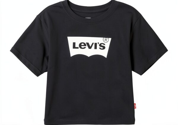 Levi's t-shirt court fille coton col rond 5 ans-0