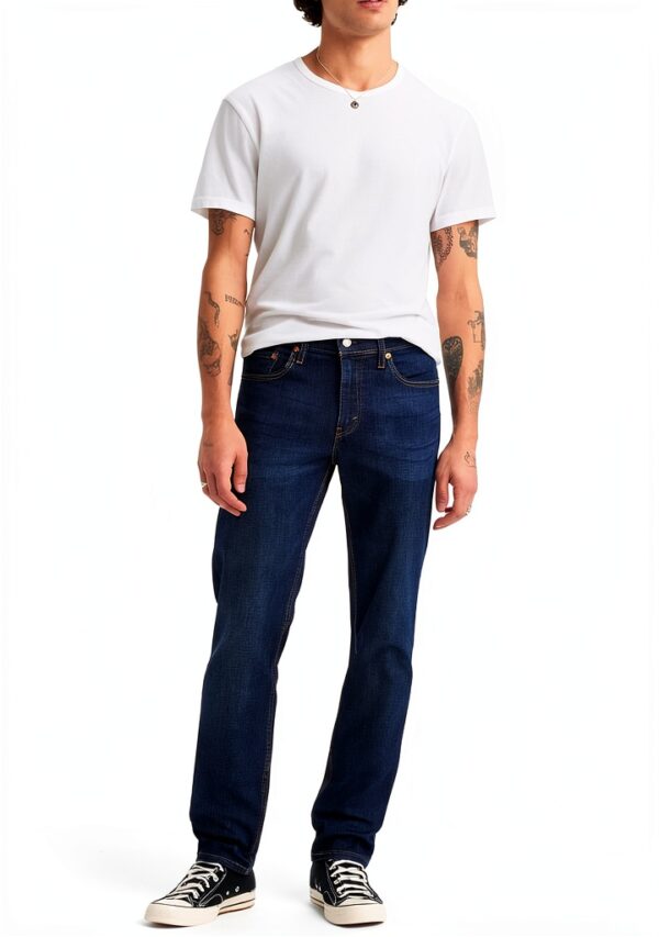Jean Levi's 04511 Homme Stretch Jambe Slim - 5 Poches Zippé-0
