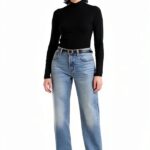 Levi's jean femme - modèle A8421, coupe droite, couleur Bless The Rain-0