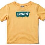 Levi's T-shirt garçon 3-3 ans Golden Haze modèle 6E8157 coton-0