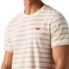 Levi's T-shirt homme à rayures bleu Taper Stripe – modèle A3117,-2
