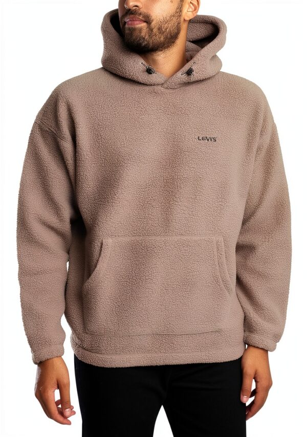 Sweat à capuche Levi's Homme Coupe régulière couleur Gris XS à XL-0