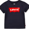 T-shirt bébé garçon Levi's 6E8157 jersey CVC, col rond, logo Batwing-0